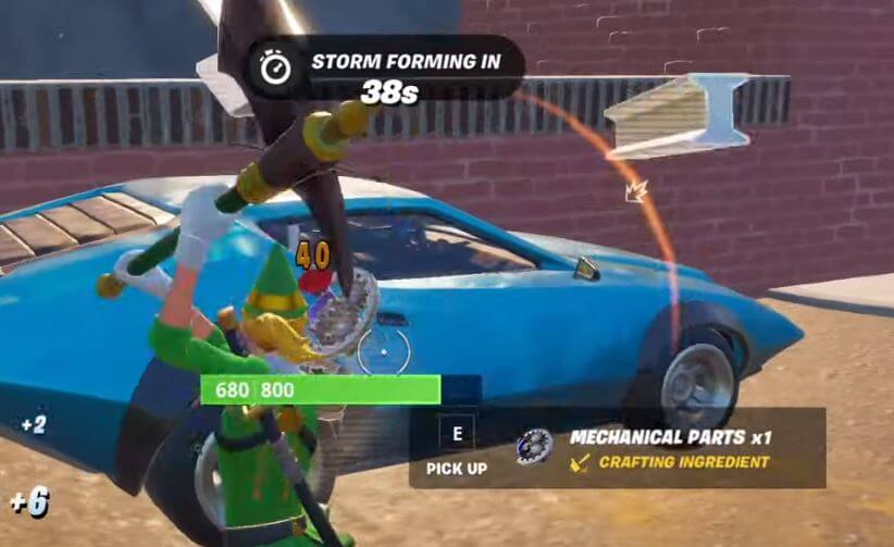 Mechanical parts in Fortnite