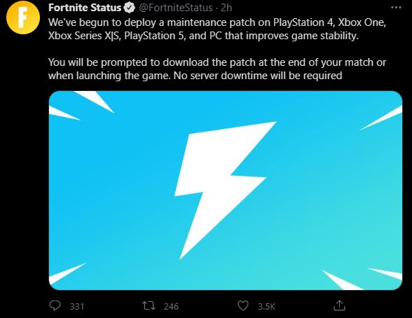 New Fortnite Update March 4th