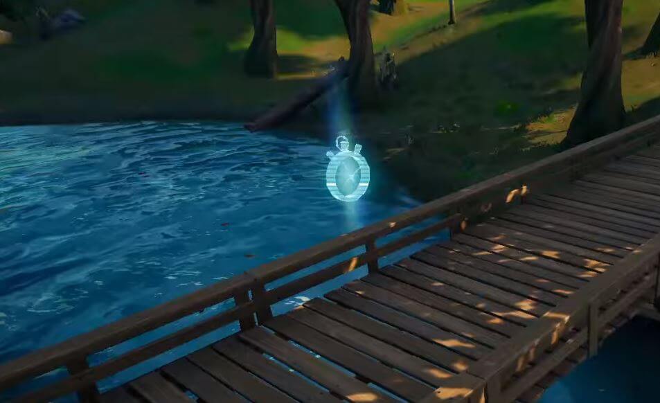 Complete the swimming time trial at Weeping Woods or Coral Castle