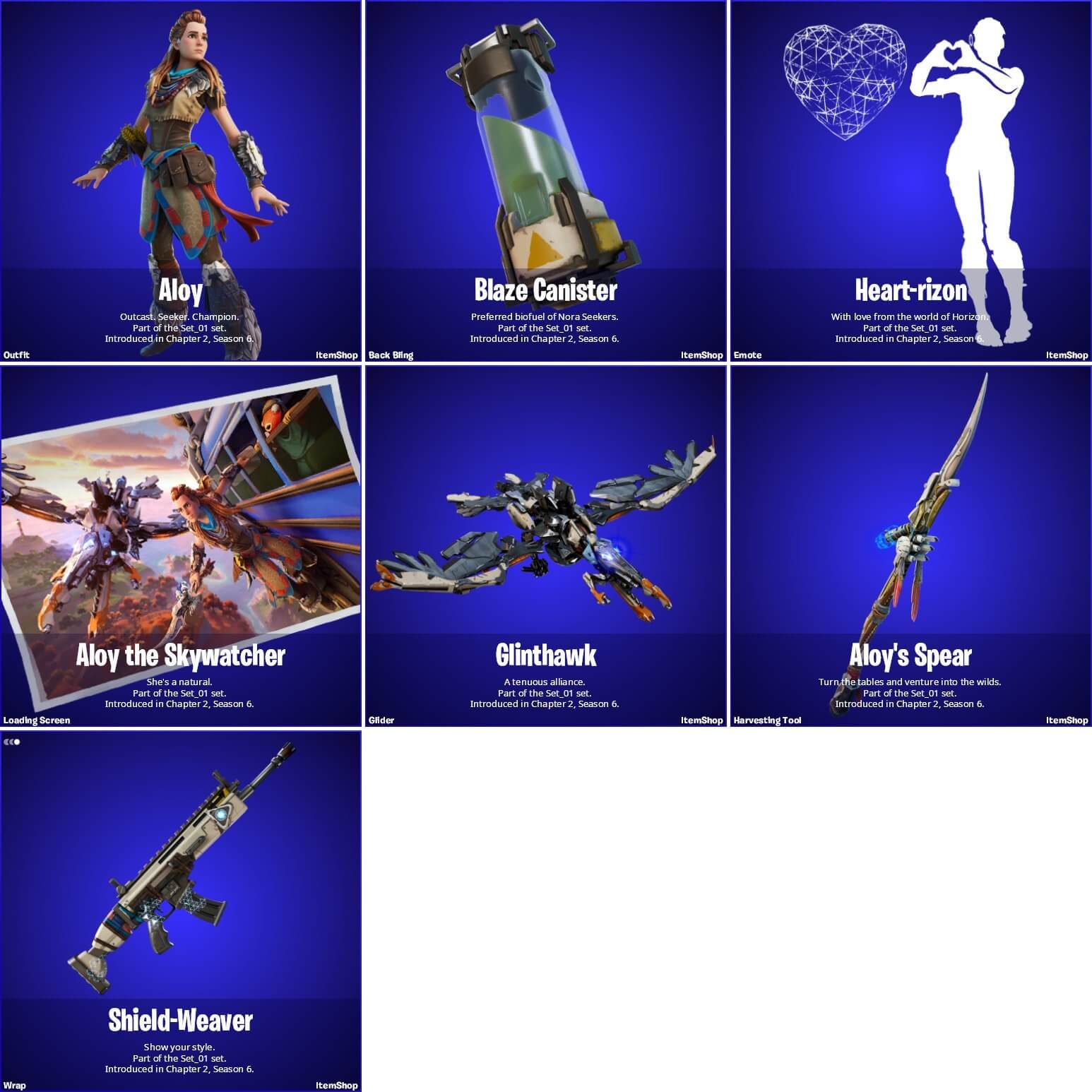 Fortnite Aloy Set