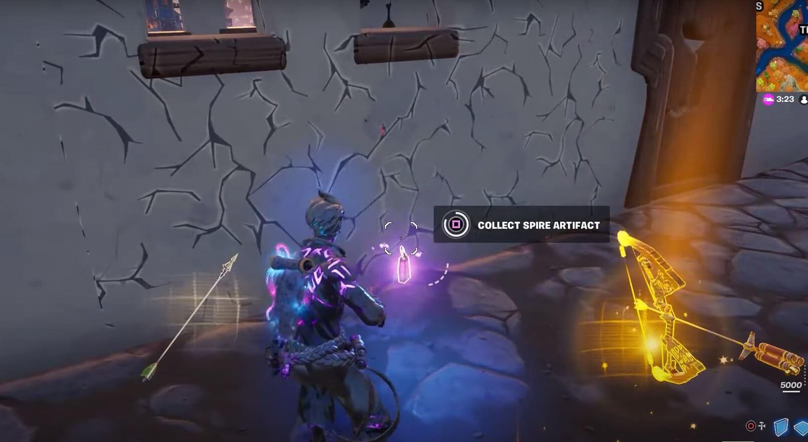 Fortnite: Defeat Glyph Master Raz and Collect the Spire Artifact Location