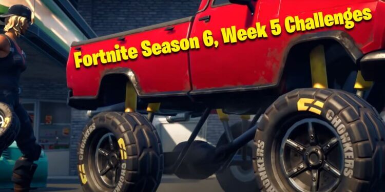 Fortnite Season 6, Week 5 Challenges