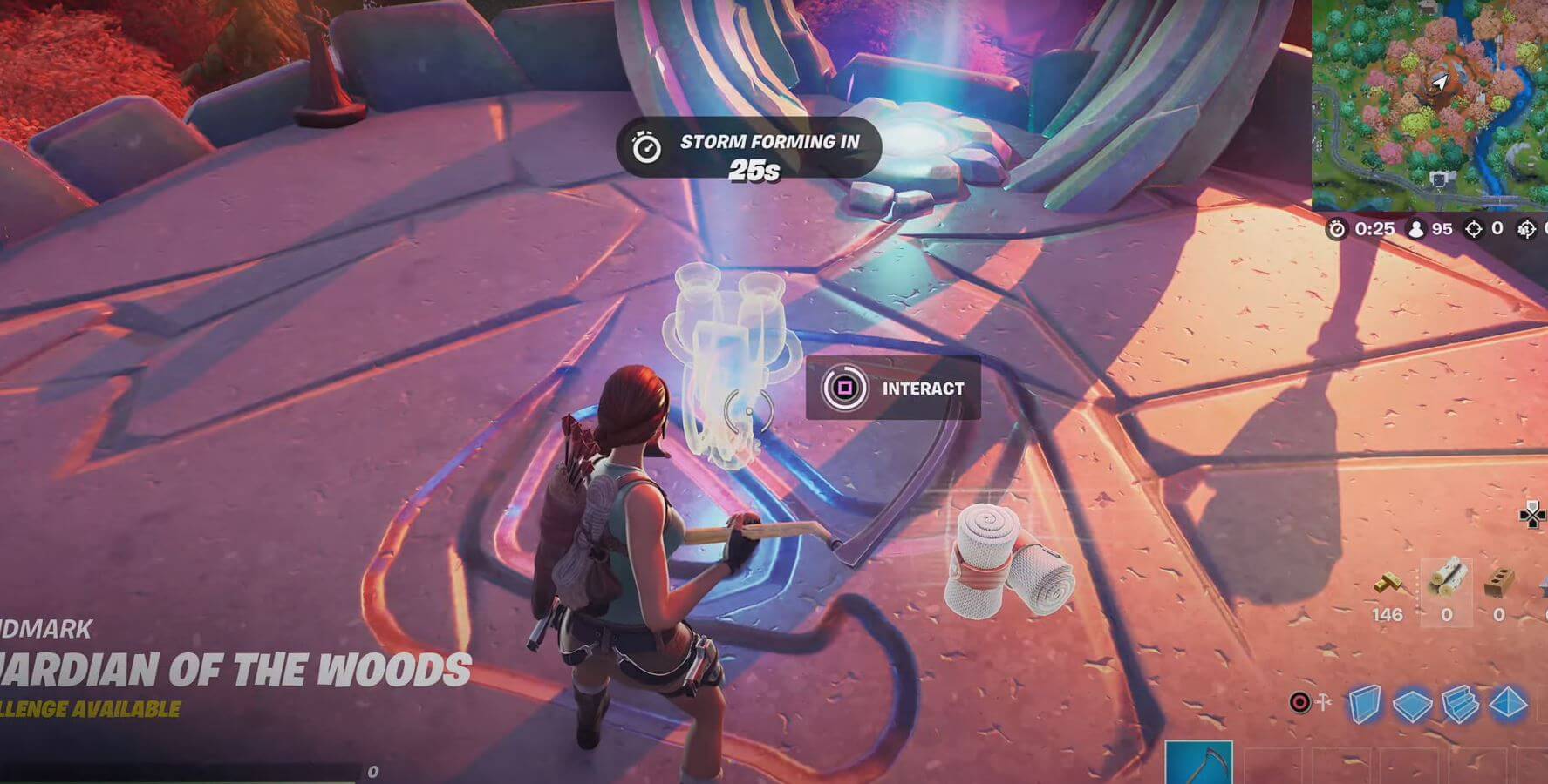 Fortnite - Where to Play the Spire's Message at a Guardian Outpost Location