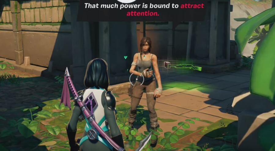 Gather Information on Raz From Tarana, Lara Croft, Rebirth Raven, Cluck, or Cobb