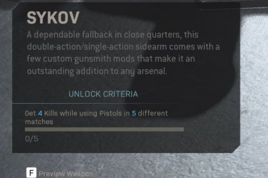 New Warzone Pistol