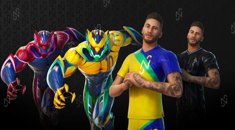 Neymar Jr Fortnite Skin Style
