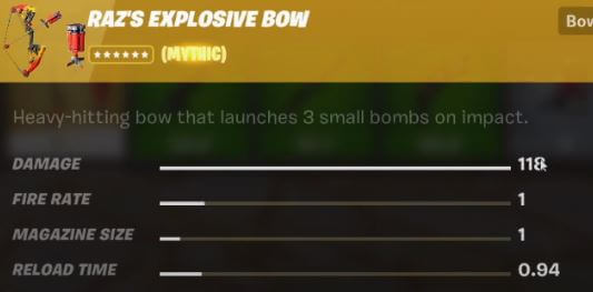 Raz's Explosive Bow Fortnite