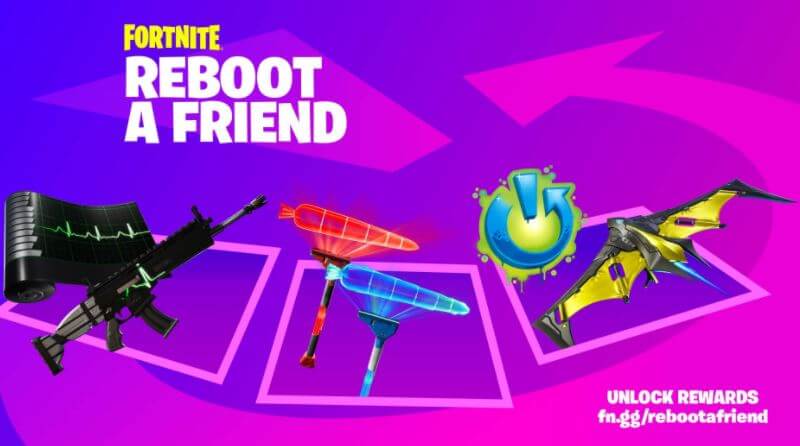 Reboot a Friend Fortnite Program April 2021