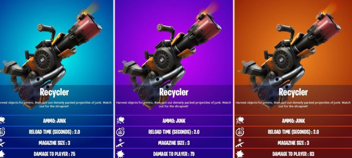 Recycler weapon Fortnite