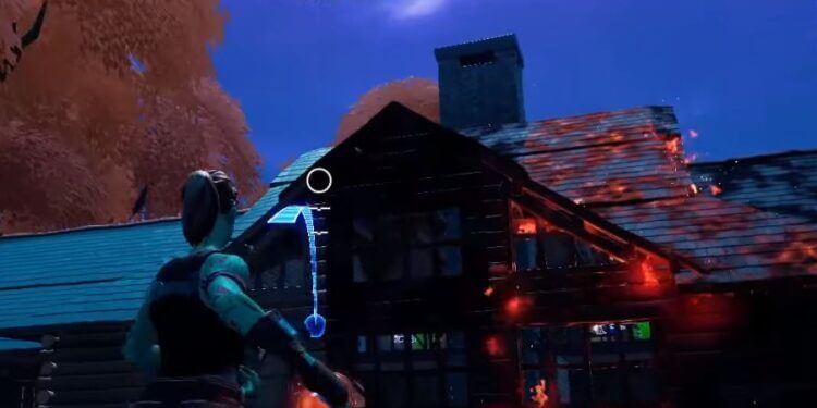 set structures on fire fortnite