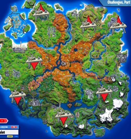 All CB Radio Fortnite Locations