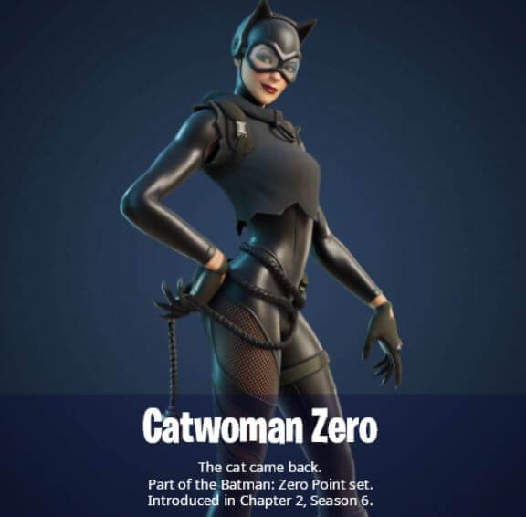Catwoman Zero Fortnite Skin