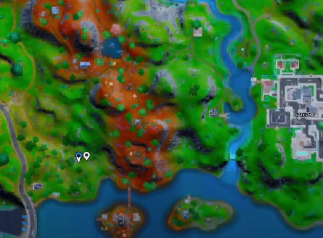 Fortnite Investigate A Downed Black Helicopter Map Location