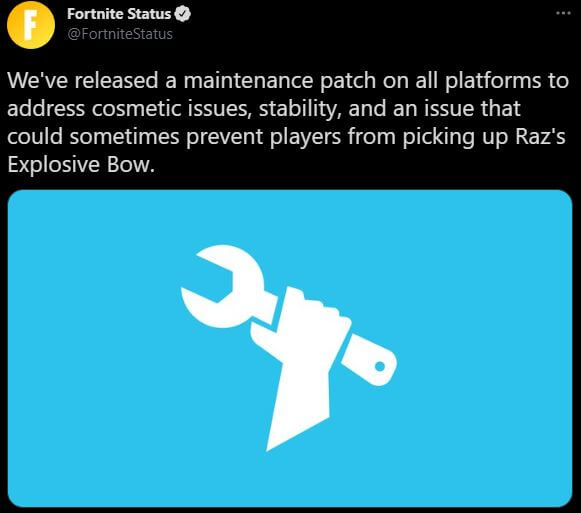 Fortnite Update May 4th 3.15