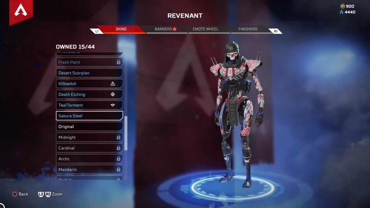 Apex Legends Revenant Sakura Steel Exclusive Prime Skin