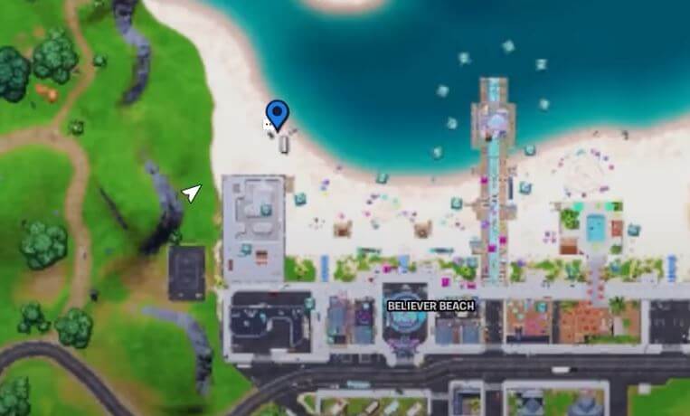 Beach Brutus Fortnite Location