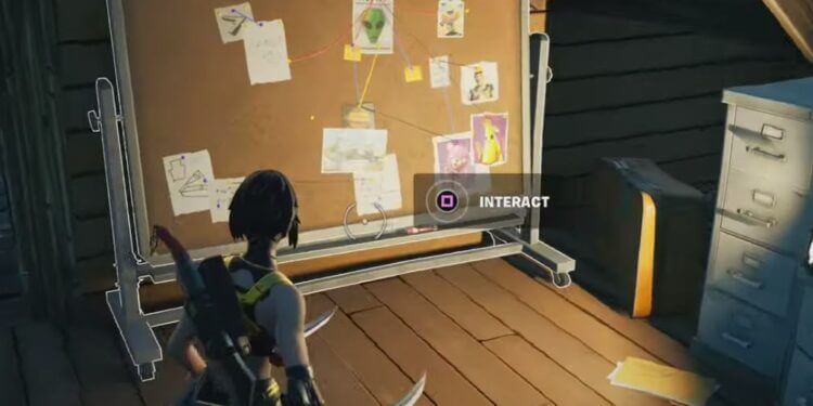 Bunker Jonesy conspiracy board