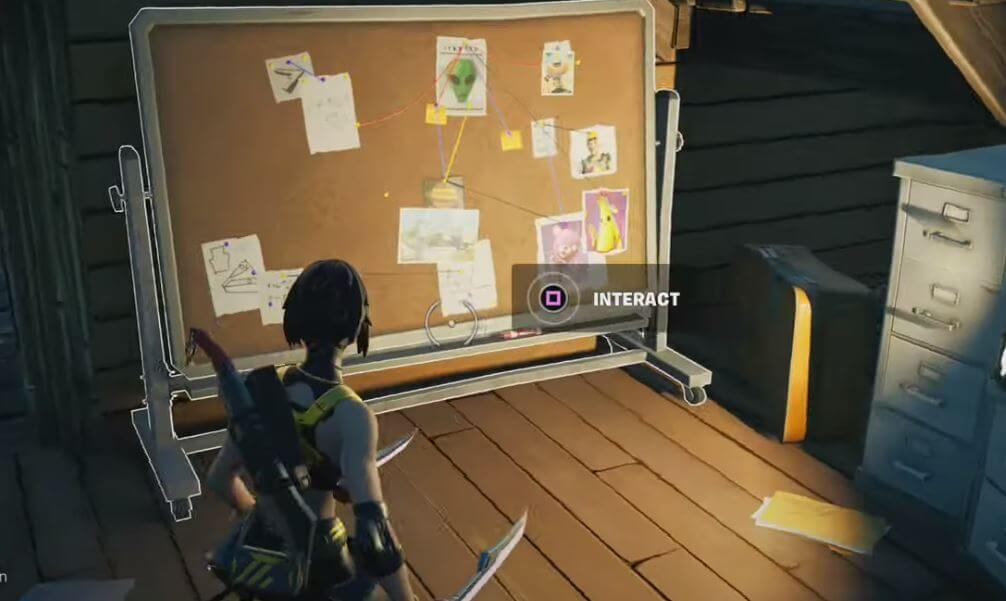 Bunker Jonesy conspiracy board