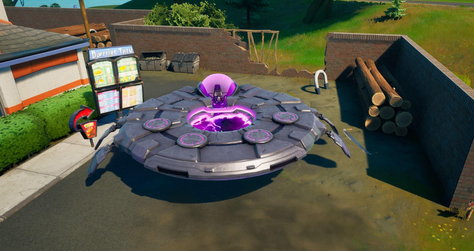 Fortnite Enter a UFO
