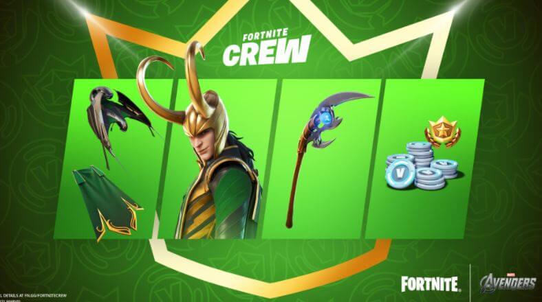Fortnite Loki Skin Cosmetics