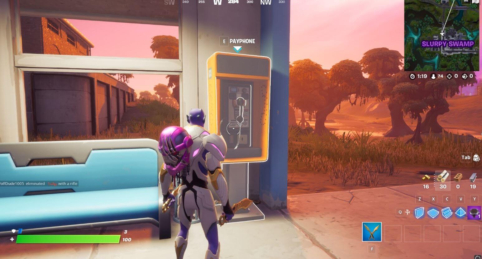 Fortnite Payphone Location