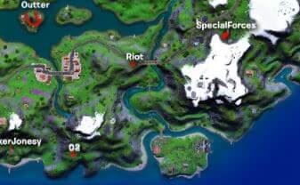 Fortnite Riot NPC Character Map Location