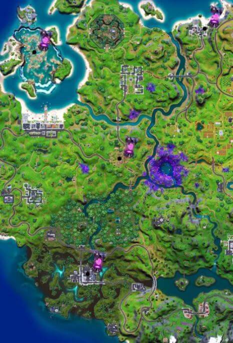 Fortnite Week 3 Alien Artifacts Locations