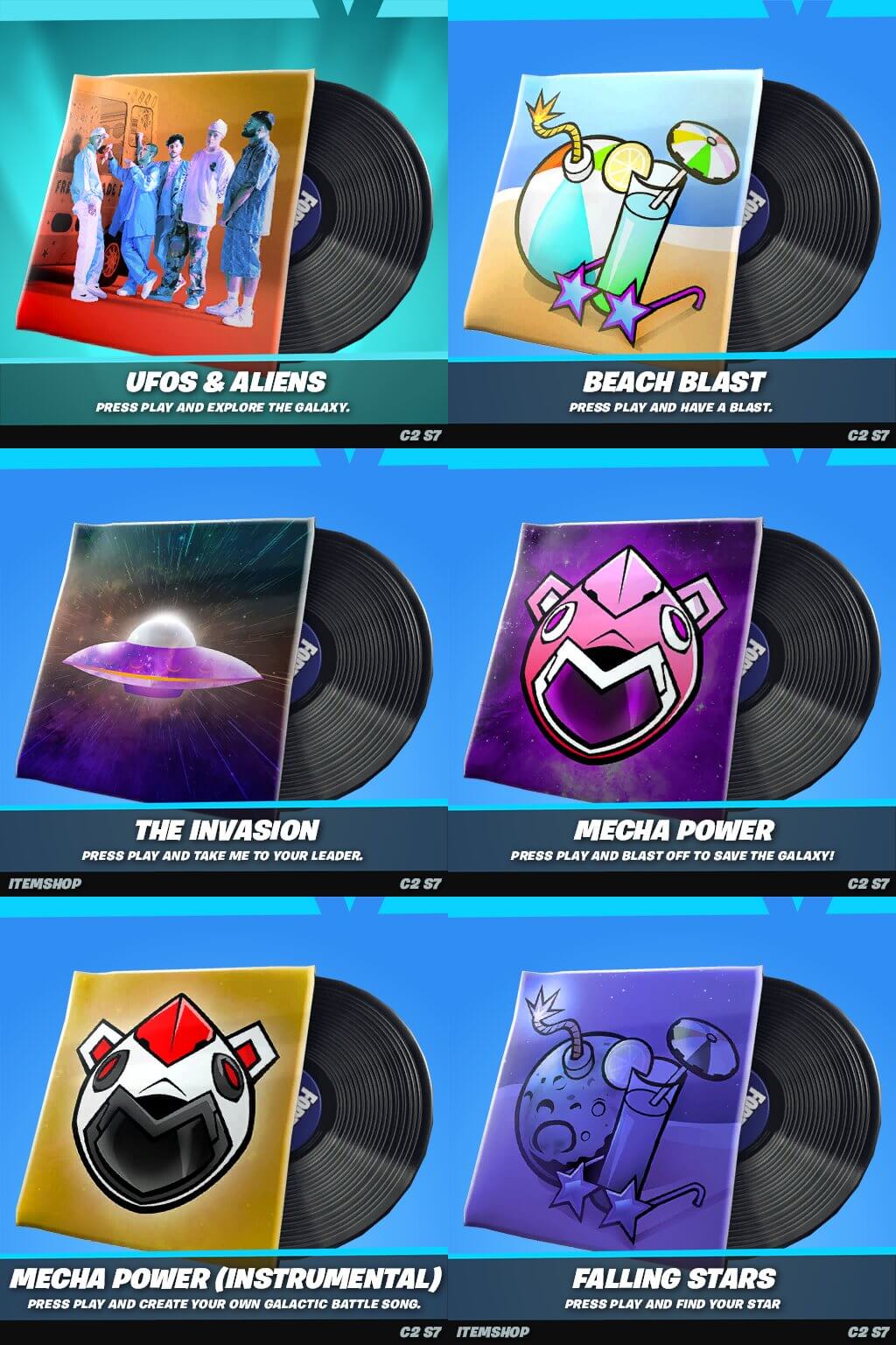Fortnite v17.10 Leaked Music Packs
