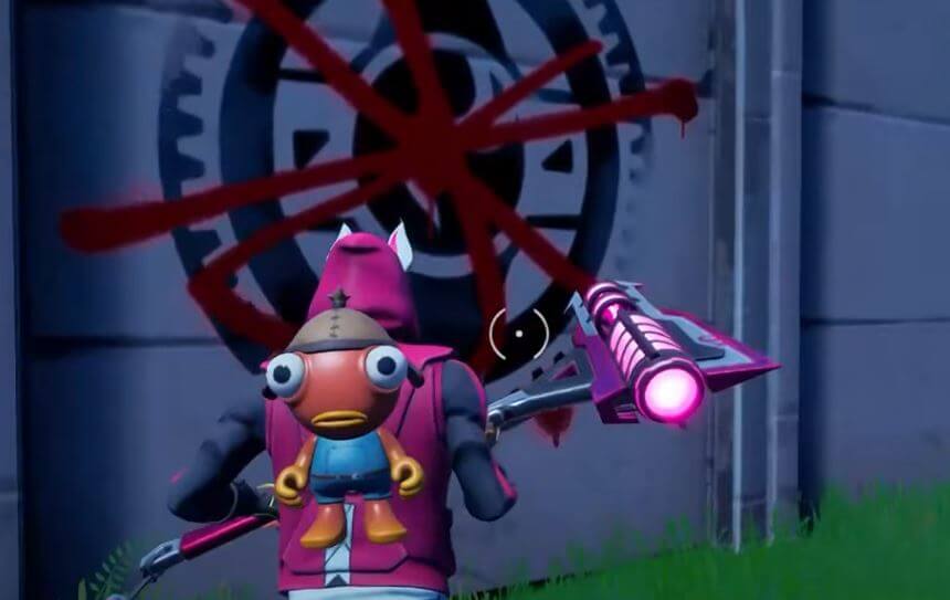 Graffiti Covered Wall Fortnite