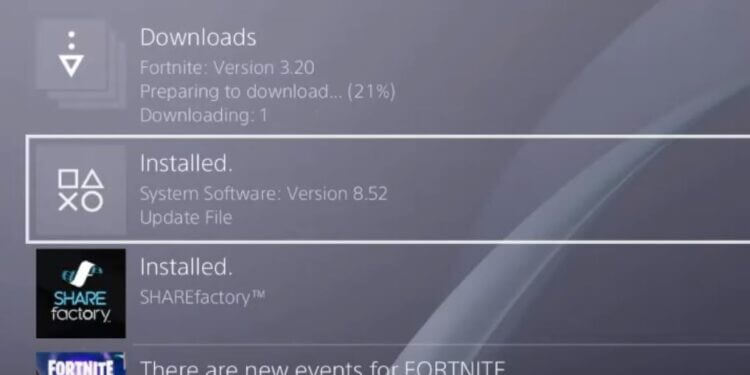 PS4 8.52 System Software Update Patch Notes
