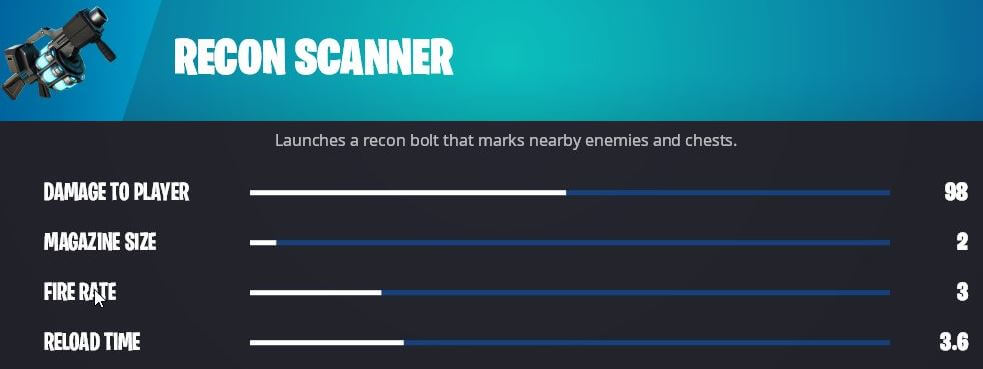 Recon Scanner Fortnite Weapon