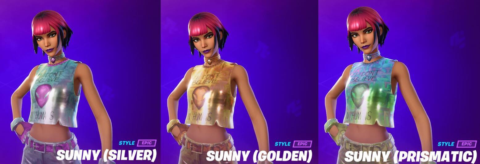 Sunny Fortnite Super Skin Styles