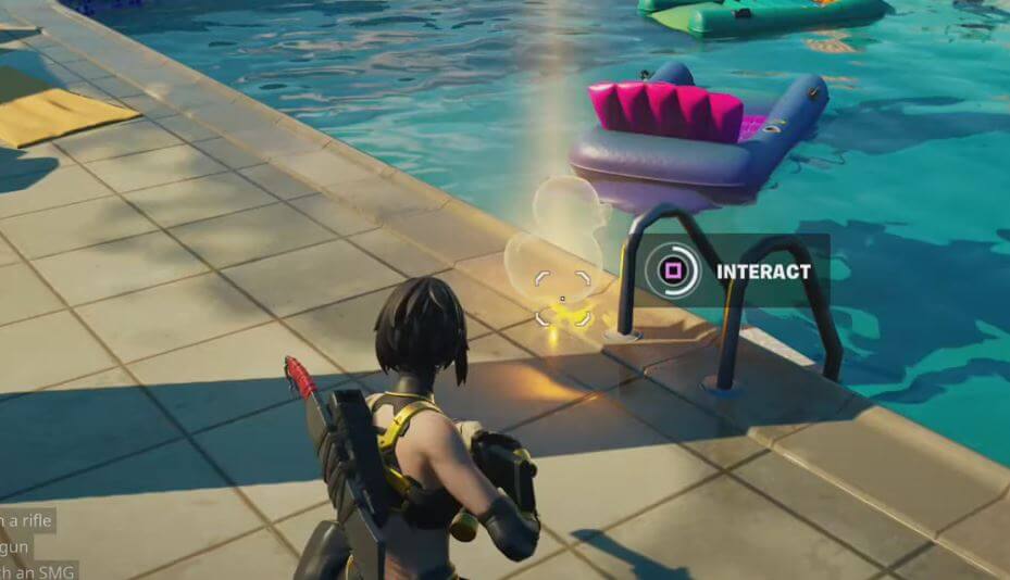 place rubber ducks in Retail Row, Pleasant Park, and Believer Beach