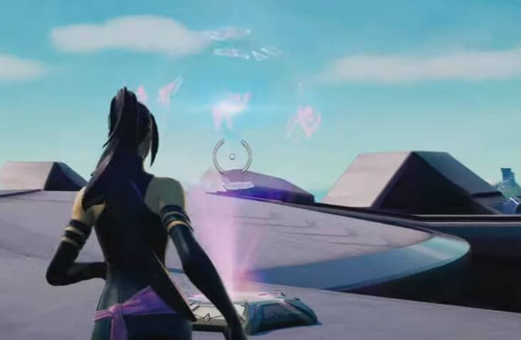 Alien Hologram Pad Fortnite