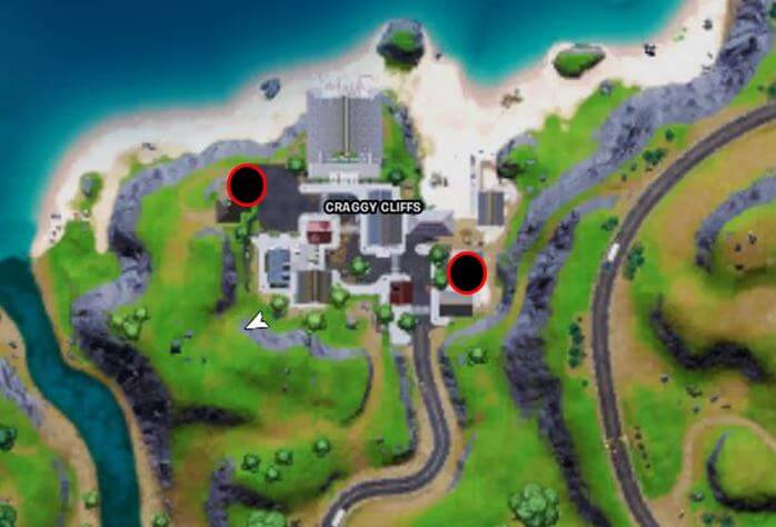 Craggy Cliffs Record Fortnite Map Locations
