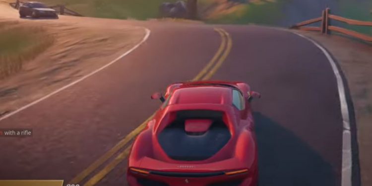 Ferrari 296 GTB In Fortnite location