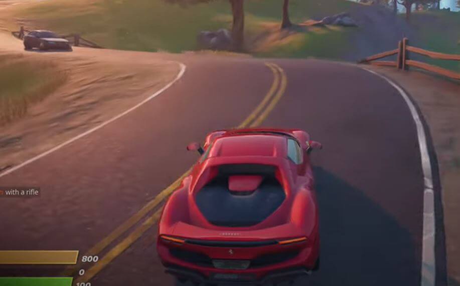 Ferrari 296 GTB In Fortnite location