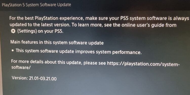 New PS5 System Software Update July 8 2021