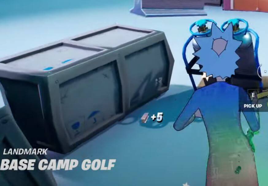 Visit Coral Cove, Base Camp Golf, and Unremarkable Shack Fortnite