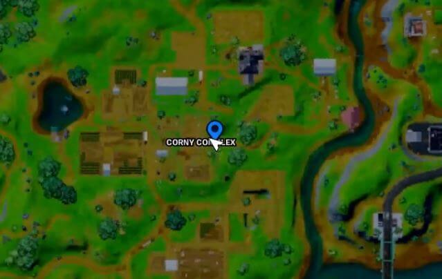 Corny Complex Entrance Fortnite Location