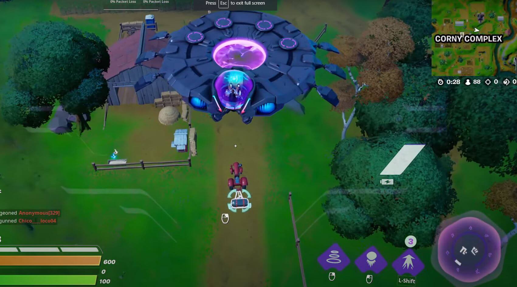 Fortnite: Use the Grab-itron or Saucer’s Tractor Beam to Deliver a Tractor to Hayseed’s Farm