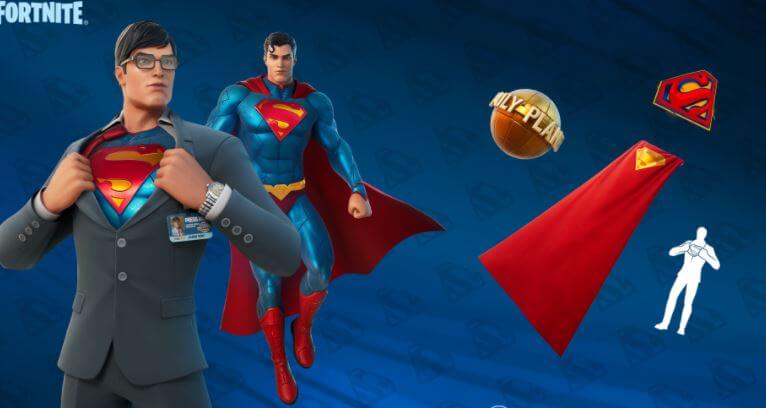 Superman Fortnite Cosmetic Rewards