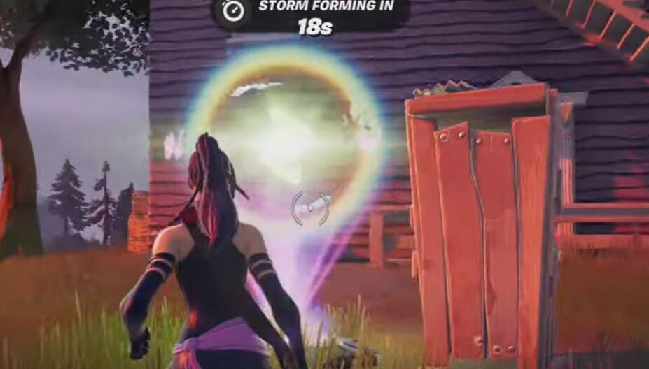 Fortnite: Use an Alien Hologram pad at Risky Reels or the Sheriff’s Office Location
