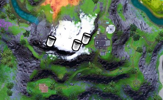 Find Bottles of Stone Grey on Mount F8 locations
