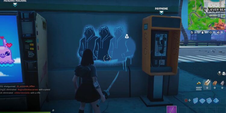 Fortnite Believer Beach Graffiti