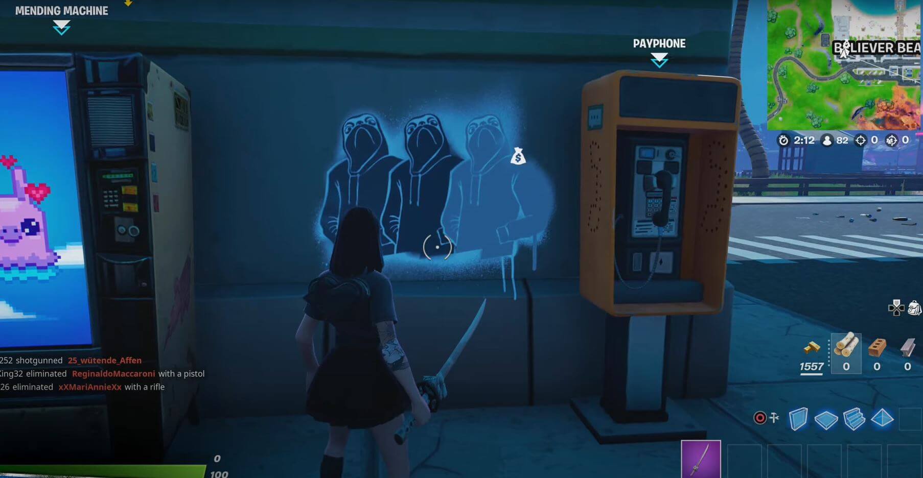 Fortnite Believer Beach Graffiti