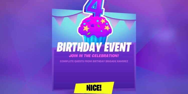 Fortnite Birthday 2021 Challenges & Rewards