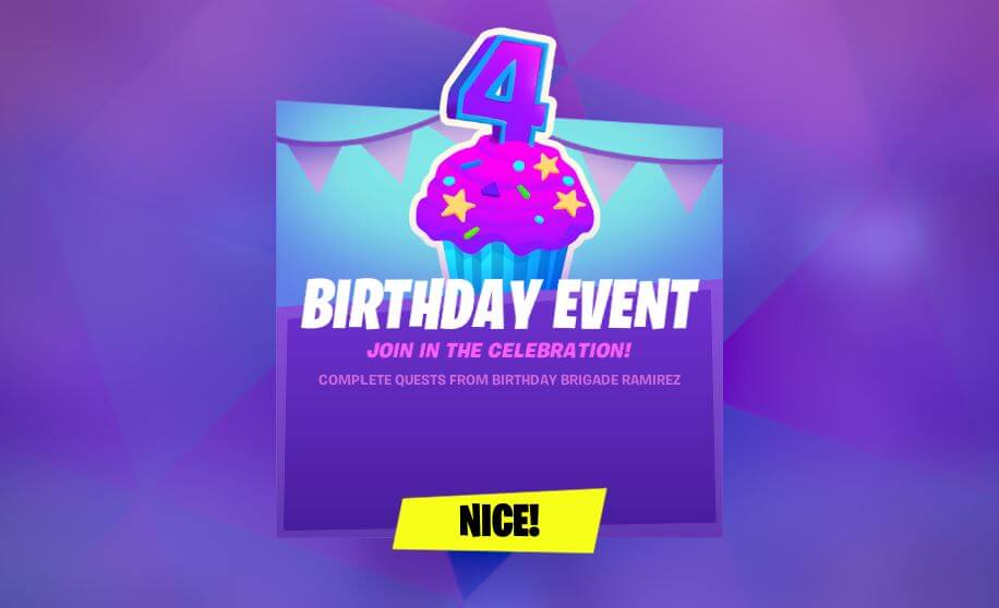 Fortnite Birthday 2021 Challenges & Rewards