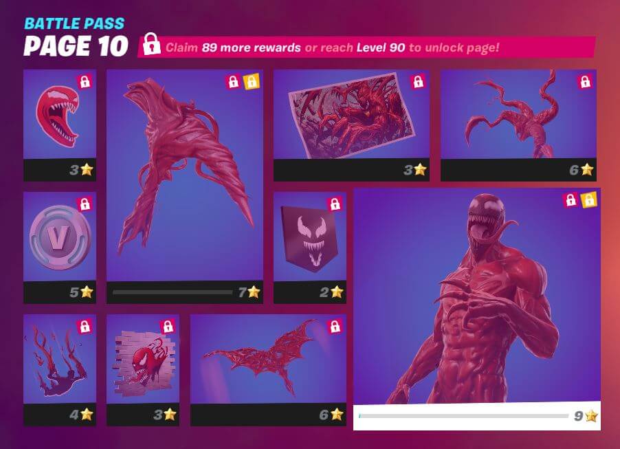 Fortnite Chapter 2, Season 8 Battle Pass - Page 10