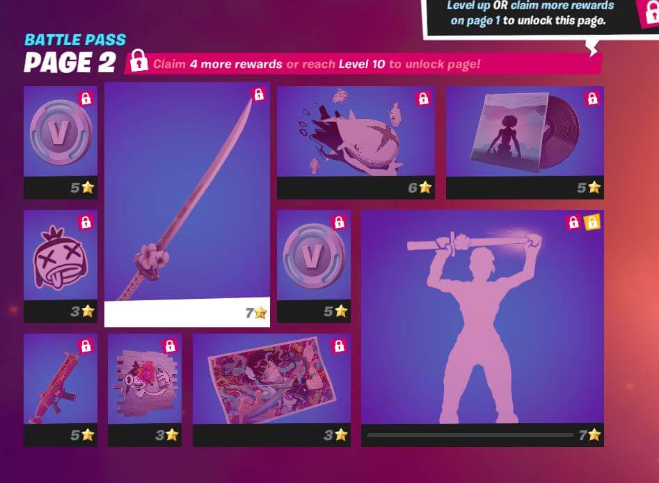 Fortnite Chapter 2, Season 8 Battle Pass - Page 2